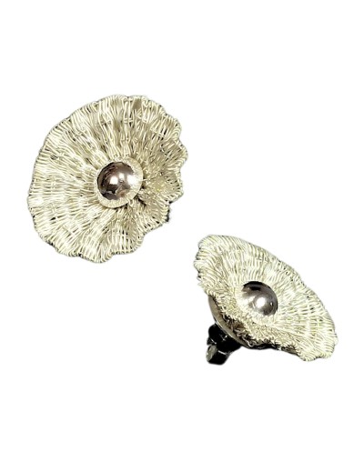 Topos La Cosecha tejidos en plata | Ilú joyería artesanal