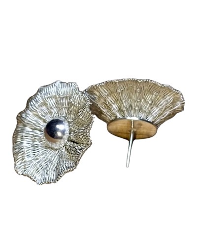 Topos La Cosecha tejidos en plata | Ilú joyería artesanal
