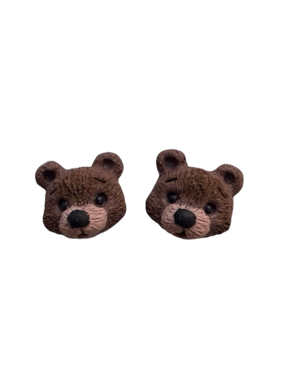 Topitos cabeza de oso café