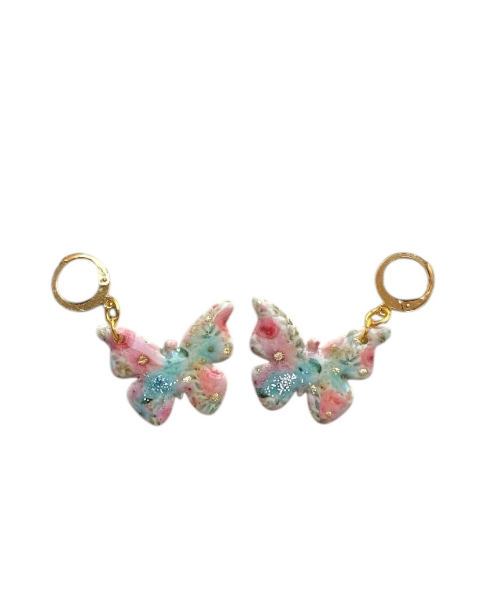 Aretes de Mariposas estampadas