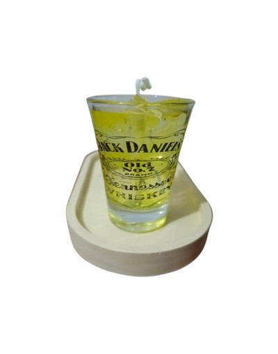 Vela en Gel Estilo Whisky S