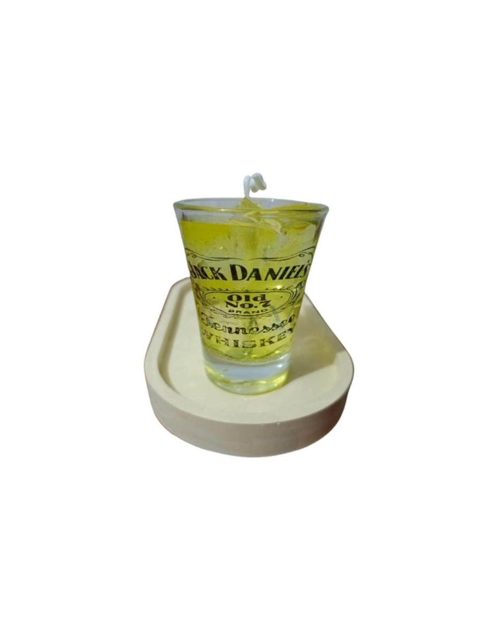 Vela en Gel Estilo Whisky S