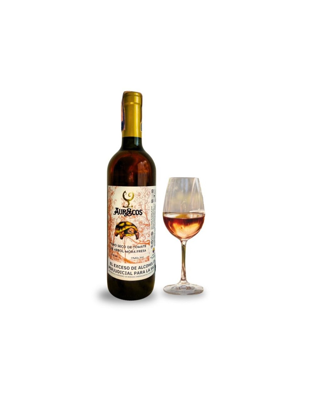 Vino Rosado Artesanal de Tomate de Árbol, Mora y Fresa