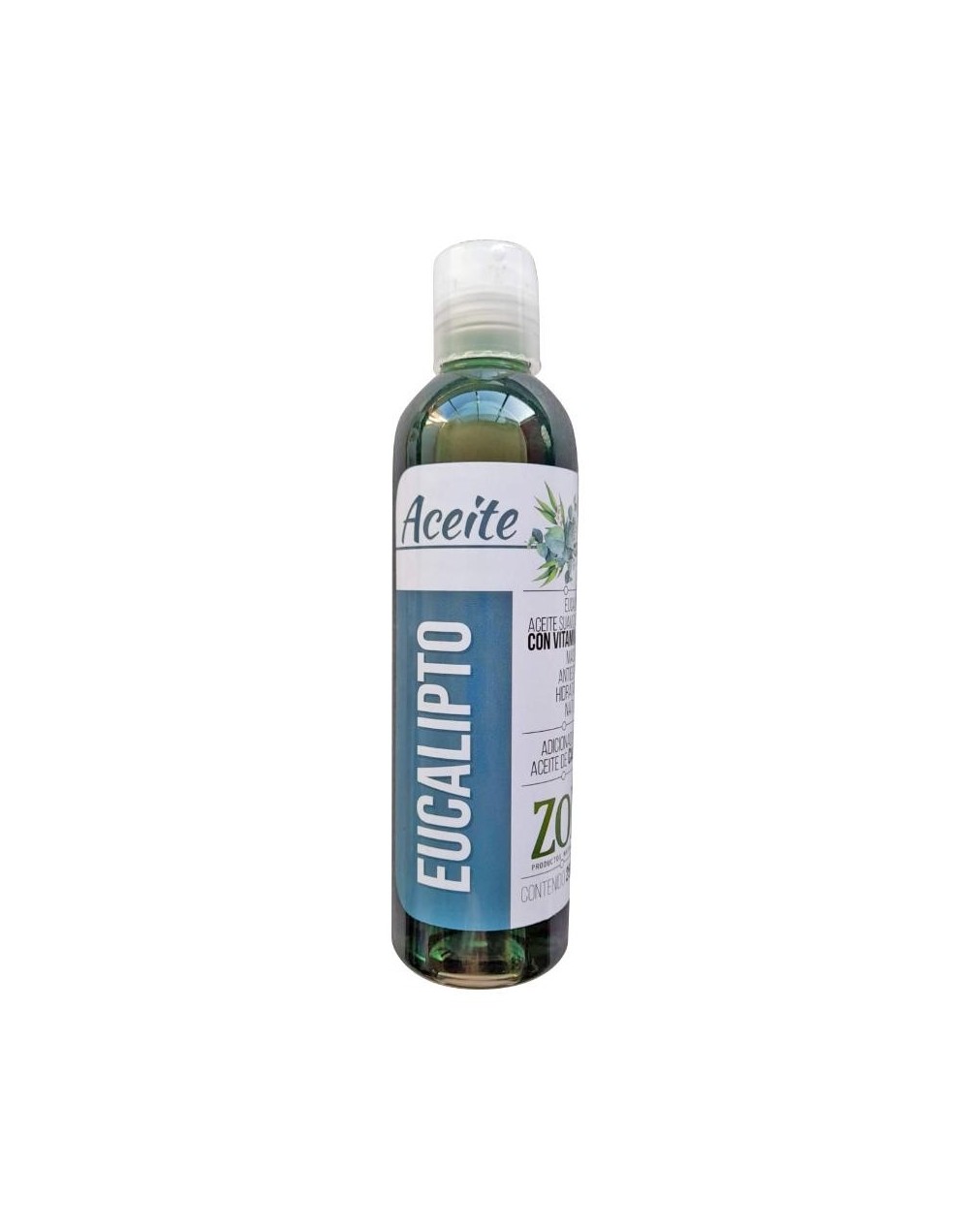 ACEITE DE EUCALIPTO CON VITAMINA E, ACEITE VEGETAL DE CACAY Y NOTAS FLORALES