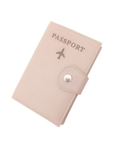 Porta Pasaporte en cuero unisex