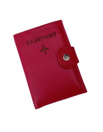 Porta Pasaporte en cuero unisex
