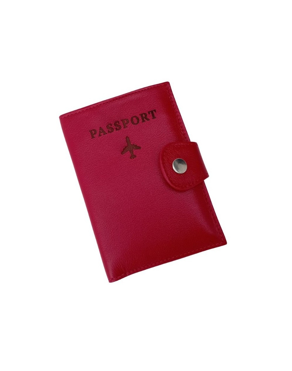 Porta Pasaporte en cuero unisex