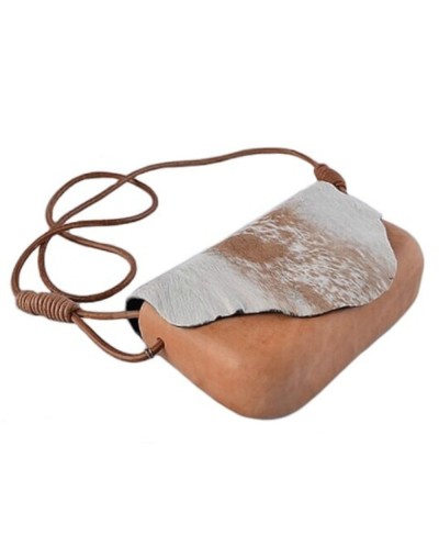 Bolso clutch di pelle