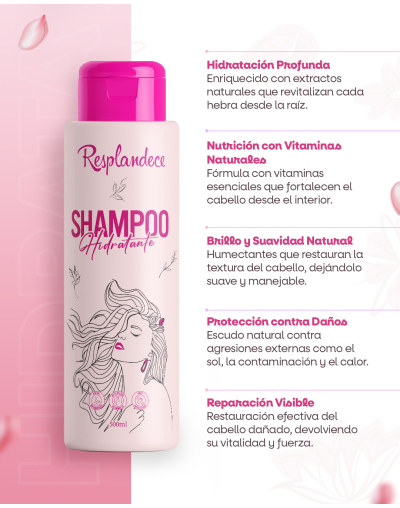 Resplandece Shampoo Hidratante
