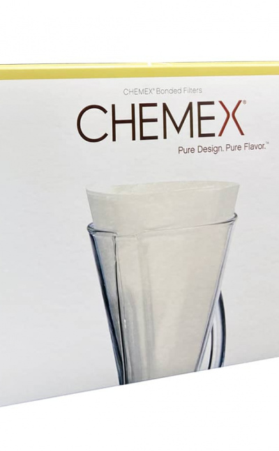 Filtros Chemex 3 Tazas Semicírculos 100 unidades