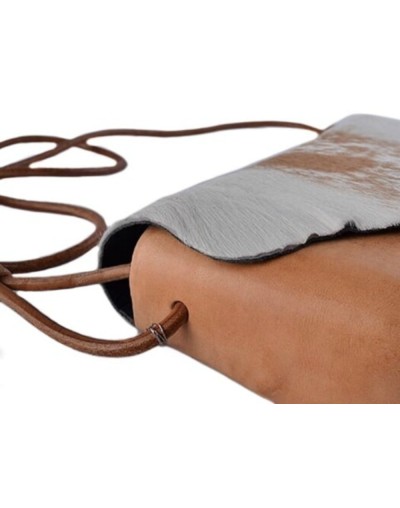 Bolso clutch di pelle