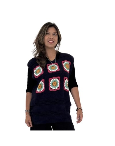 BLUSA GRANNIES AZUL OSCURA