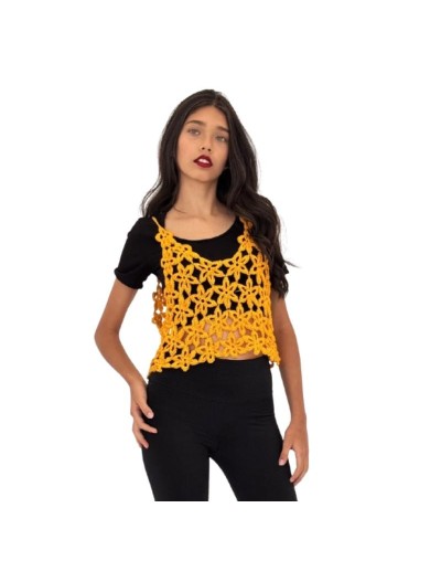 BLUSA DE ESTRELLAS AMARILLAS
