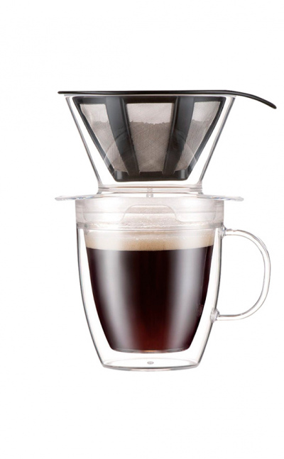 Cafetera Bodum Pour Over Transparente 350 ml