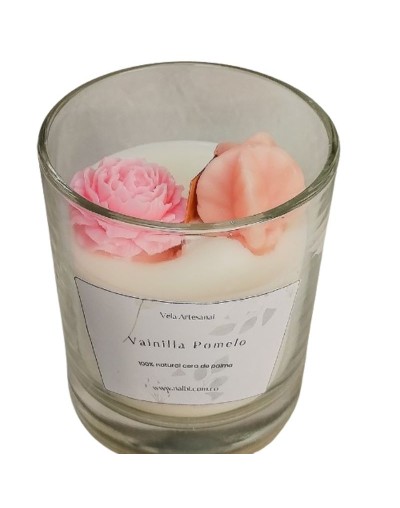 Vela Vasito con flores o Perritos