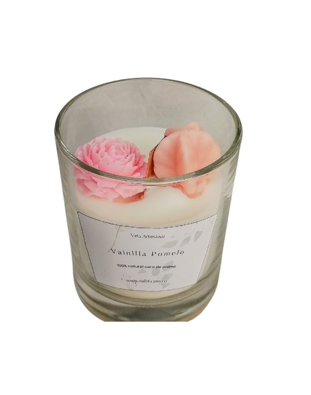 Vela Vasito con flores o Perritos
