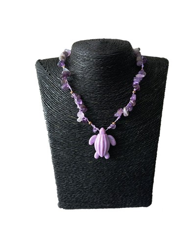 Collar Amatista Laúd