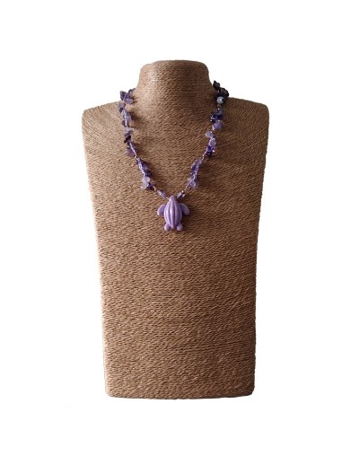 Collar Amatista Laúd