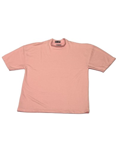 Camisa Oversize Rosa Bebé