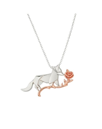 Collar Zorro Con Rosa Principito