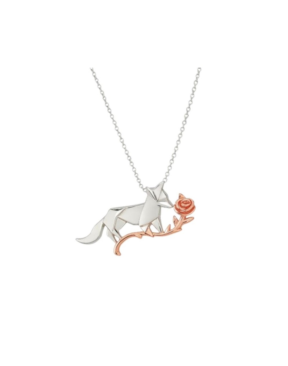 Collar Zorro Con Rosa Principito