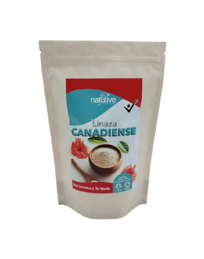 Linaza Canadiense Flor Jamaica y Te Verde x 500g