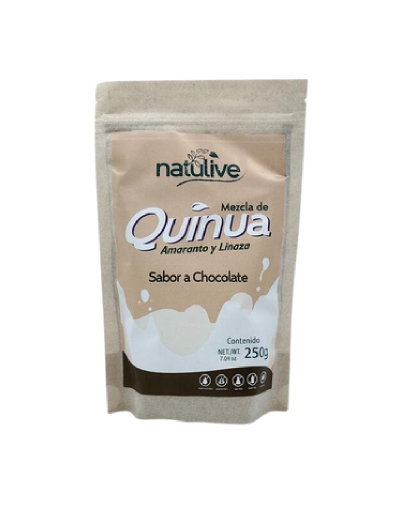 Malteada Quinua, Amaranto, Linaza sabor a Chocolate x 250g