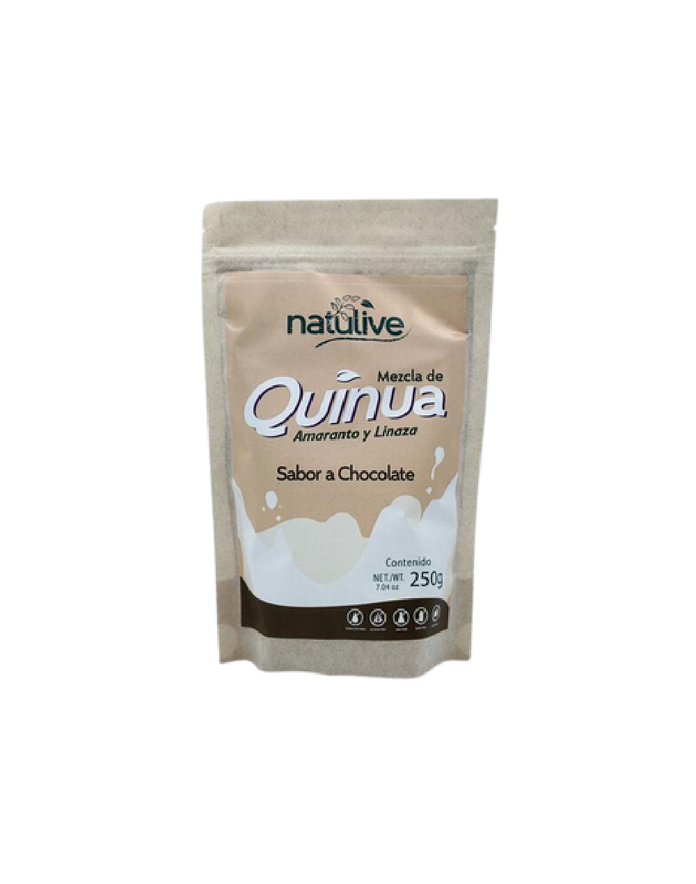 Malteada Quinua, Amaranto, Linaza sabor a Chocolate x 250g