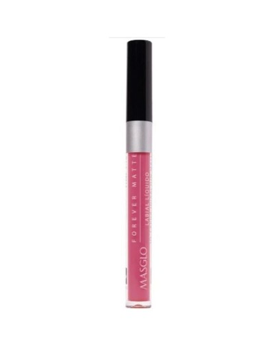 MASGLO LABIAL LIQUIDO LARGA DURACION MATE TONO ROSA CONFIABLE 2G