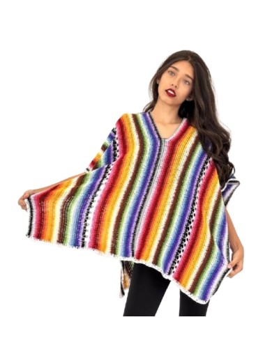 PONCHO MULTICOLOR