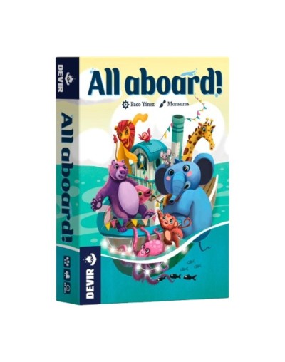 All Aboard! – Juego Cooperativo de Animales y Estrategia para Familias
