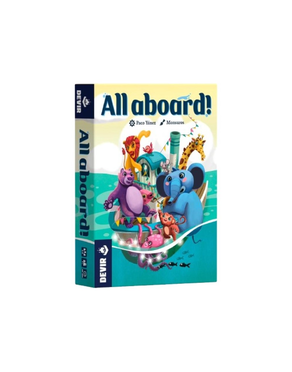 All Aboard! – Juego Cooperativo de Animales y Estrategia para Familias