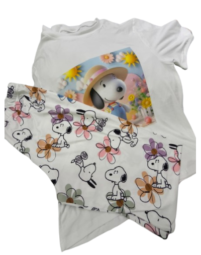 Modelo Snoopy Floral