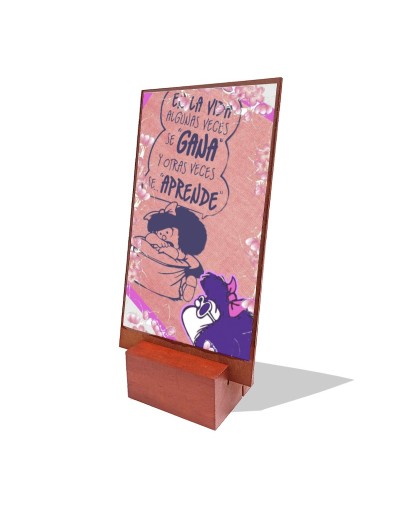 Cuadro de mesa Mafalda