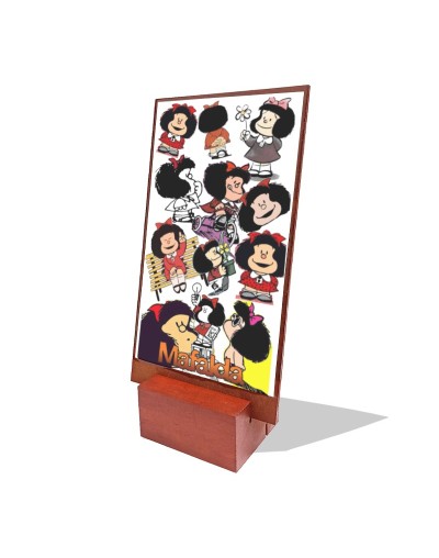 Cuadro de mesa Mafalda