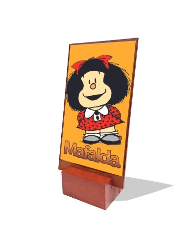 Cuadro de mesa Mafalda