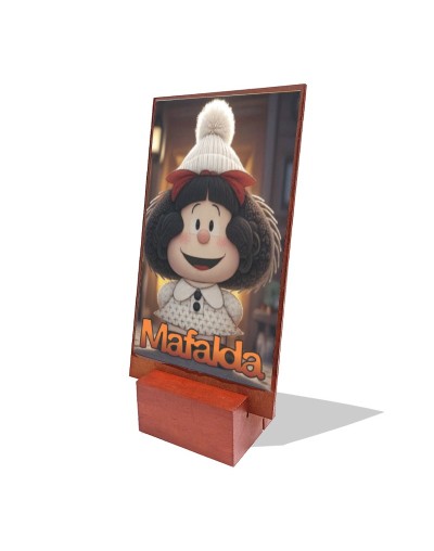 Cuadro de mesa Mafalda