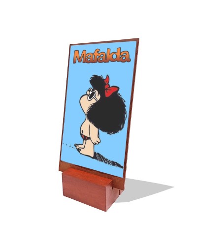 Cuadro de mesa Mafalda