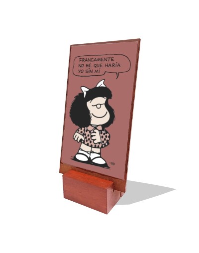Cuadro de mesa Mafalda