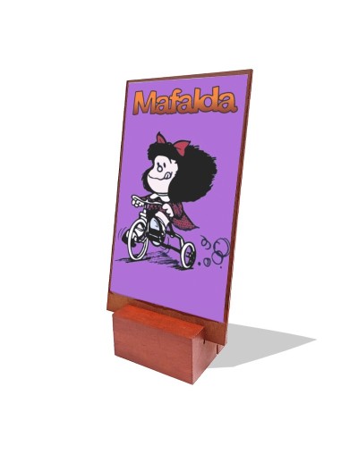 Cuadro de mesa Mafalda