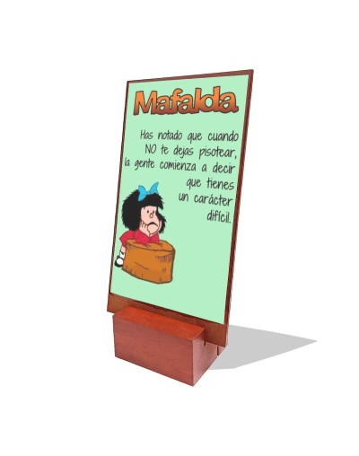 Cuadro de mesa Mafalda