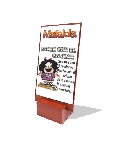 Cuadro de mesa Mafalda