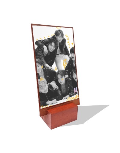 Cuadro de mesa BTS