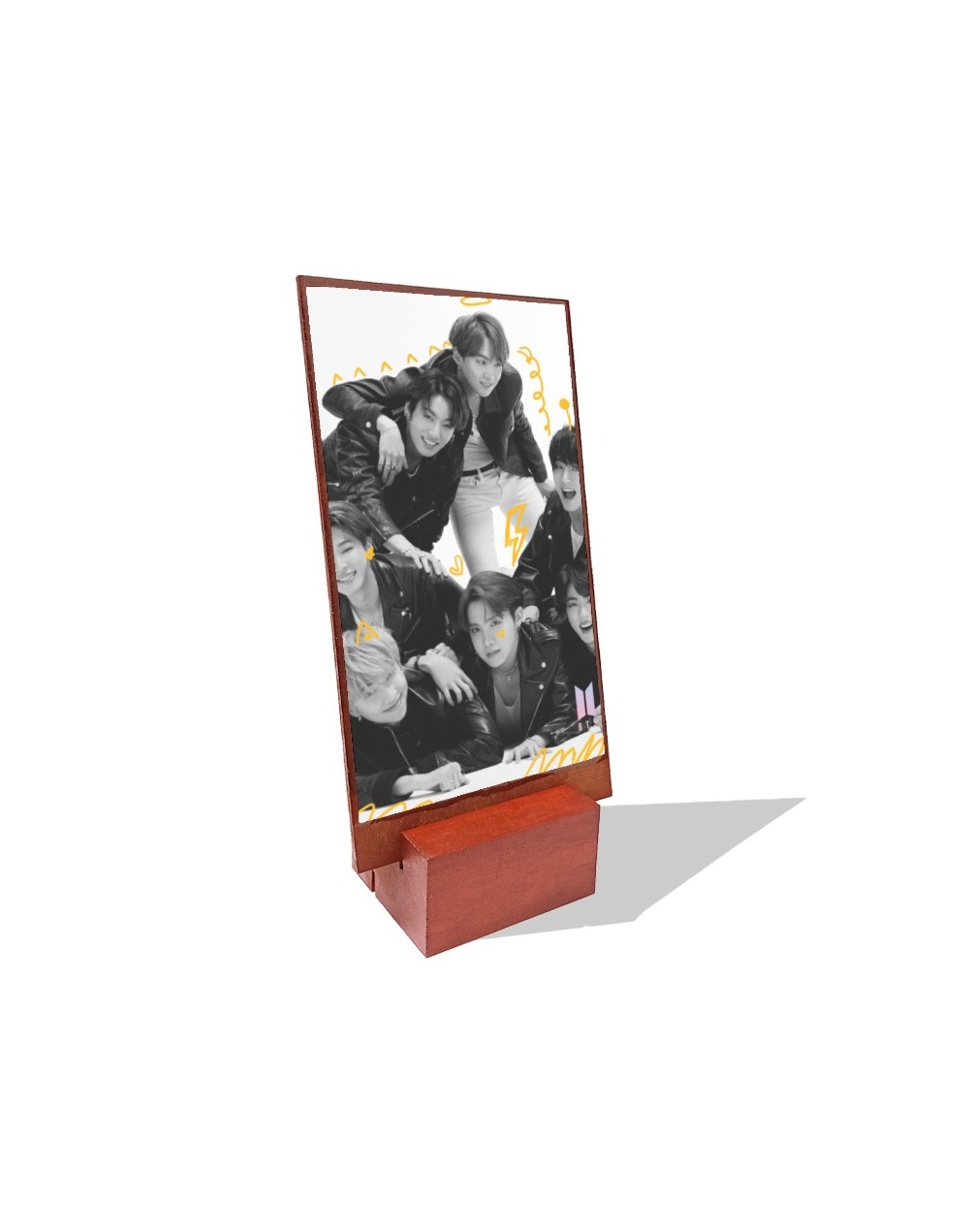 Cuadro de mesa BTS