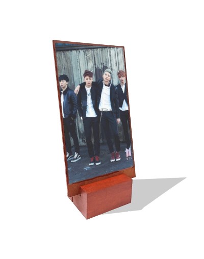 Cuadro de mesa BTS