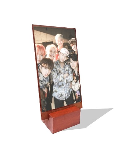 Cuadro de mesa BTS