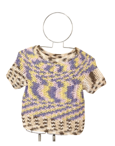 BLUSA DE MANGA CORTA PARA NIÑA