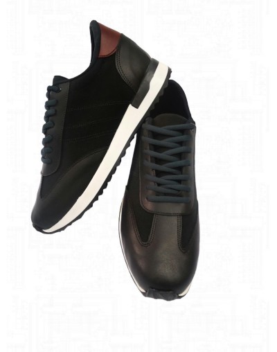 Zapatos para hombre negros casuales con cordones