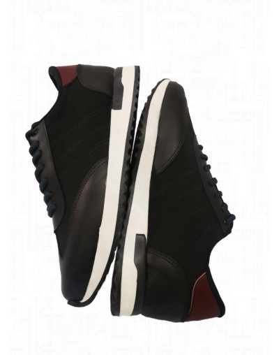 Zapatos para hombre negros casuales con cordones