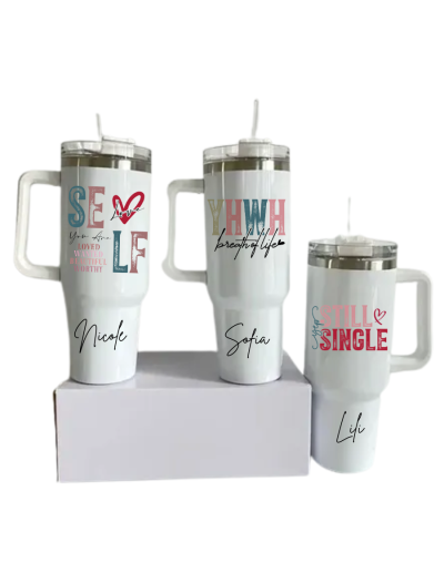 Termo Personalizado Tipo Stanley 40oz  Amarte  Quererte  Cuidarte